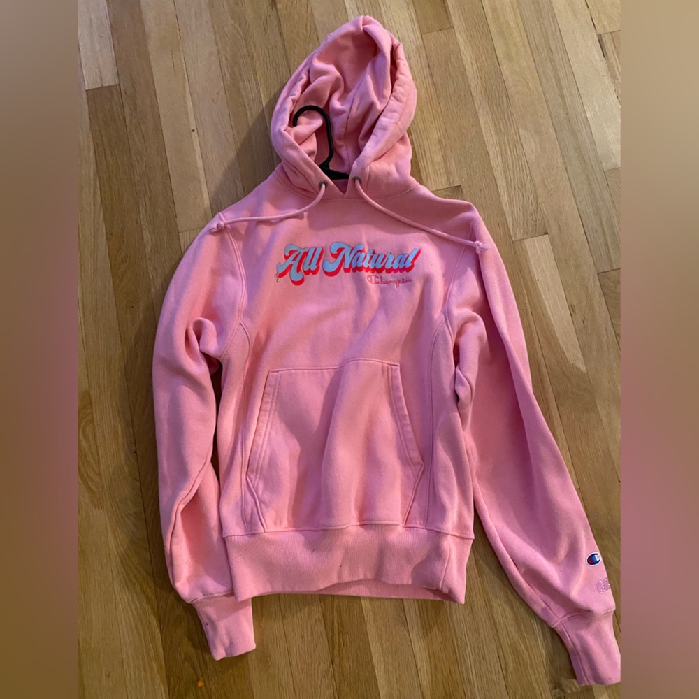 Champion x KNC Beauty All Natural Reverse Weave Boyfriend Hoodie - size XS